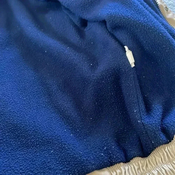 Vintage Outwest Women’s Bomber Jacket S Neutral Tan With Shearling Collar Coat - Picture 10 of 15